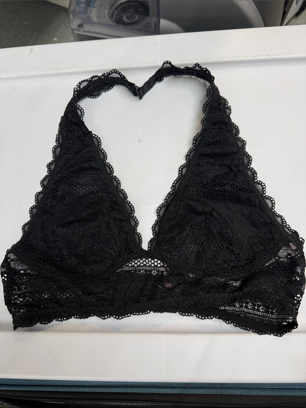 Victoria's Secret Black Lace Triangle Bralette